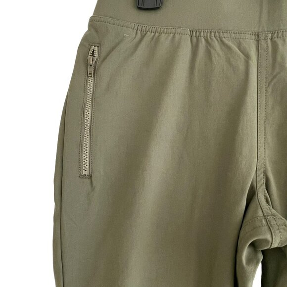 Toad & Co Rover Moto Crop Beetle Green Legging Pants Sz 6 NWT - Picture 3 of 7